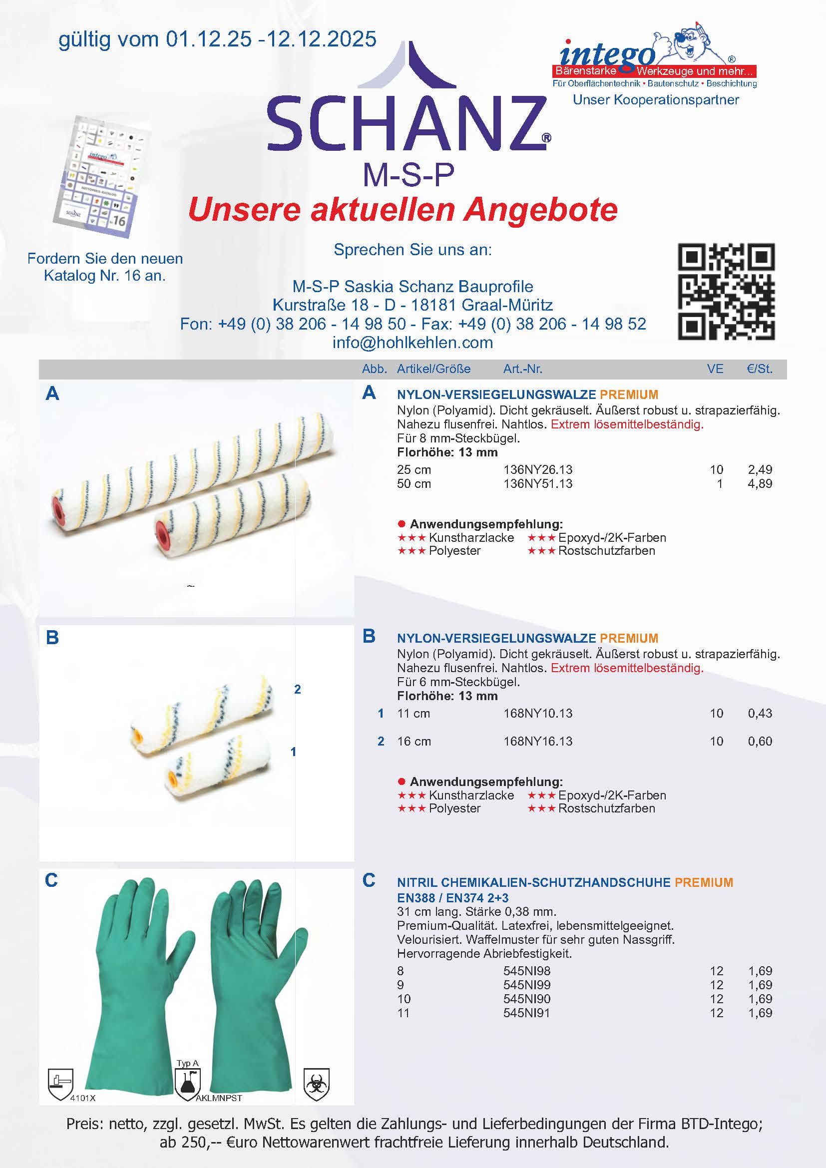 MSP Saskia Schanz Bauprofile, MSP Schanz, Multitool, Intego, Vexcolt, Gummischieber, Nivilli, Bodenbeschichtung, Ernst Schanz, Rolf Menges, Bauchem, Silikal, Bema, Sika, Sto